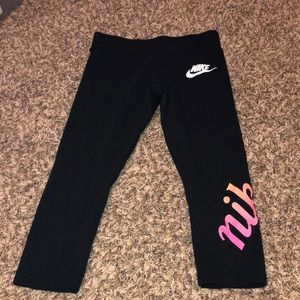 Cropped Nike Black Leggings